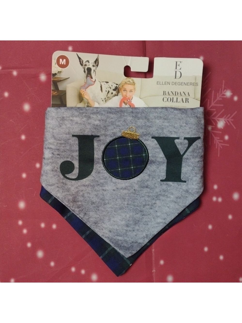 ELLEN DeGeneres bandana collar size medium